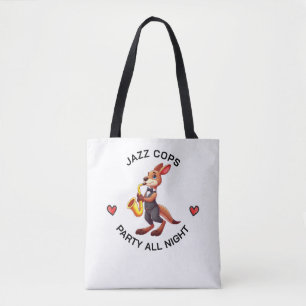 Funny kangaroo tote bag