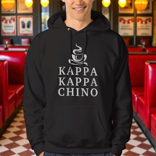 Funny Kappa Kappa Chino Greek Lifestyle Black Hoodie