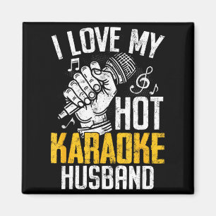 Funny Karaoke Husband Bar Microphone Music Magnet