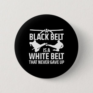 Funny Karate Black Belt For Men Women Taekwondo Ju 6 Cm Round Badge