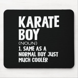 Funny Karate Boys Definition  Mouse Pad