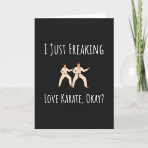 Funny Karate Cards For Her Him Martial Art Fighter