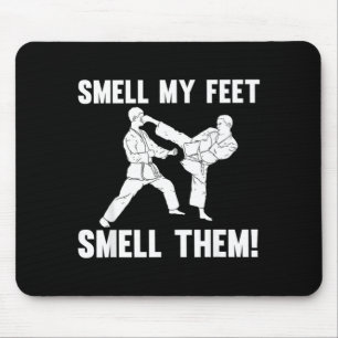 Funny Karate Design for Men Women Karate Martial Mouse Pad