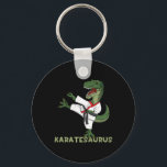 Funny Karate Dinosaur Karatesaurus T-rex Graphic K Key Ring<br><div class="desc">Funny Karate Dinosaur Karatesaurus T-rex Graphic Karatist</div>
