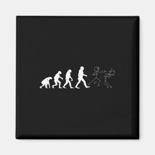 Funny Karate Evolution Karate Stick Figure Magnet