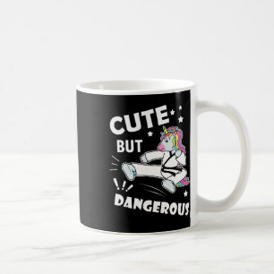 Funny Karate Girl Birthday Gift Shirt Cute But Dan Coffee Mug
