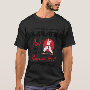 Funny Karate Girls Martial Arts Training T-Shirt