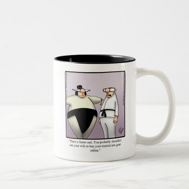 Funny Karate Humour Mug Gift (Right)