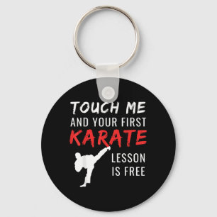 Funny Karate Key Ring