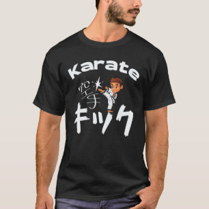Funny Karate Kick for Kids, Boys, Girls with Japan T-Shirt