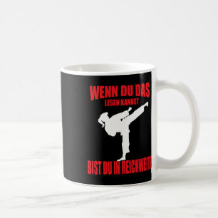 Funny Karate Kickboxing Taekwondo Girl Coffee Mug