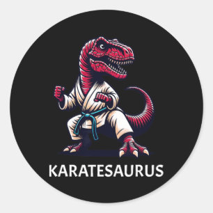 Funny Karate Lover Gifts And Karatist Outfits Uni- Classic Round Sticker