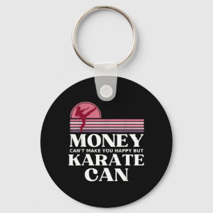 Funny Karate Quote Retro Martial Arts Taekwondo Key Ring