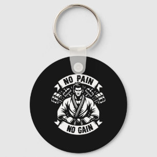 Funny Karate Quotes No Pain No Gain Funny Karate M Key Ring