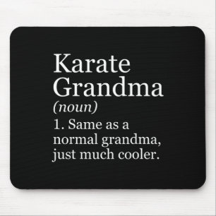 Funny Karate Shirt For Grandma Women's Karate Gran Mouse Pad