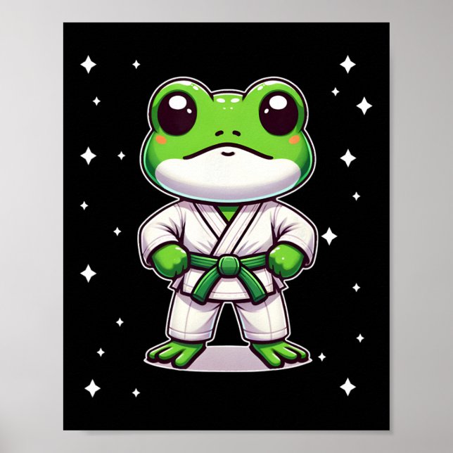 Funny Karate Shirts For Kids  Poster (Front)