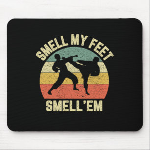 Funny Karate Smell My Feet Martial Arts Taekwondo Mouse Pad