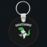 Funny Karate T Rex Dinosaur Cute Dino Martial Arts Key Ring<br><div class="desc">Funny Karate T Rex Dinosaur Cute Dino Martial Arts Boys Gift</div>