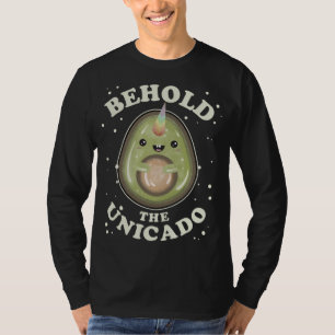 Funny Kawaii Avocado Unicorn Japanese Otaku Fruit T-Shirt