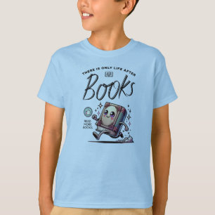 Funny Kawaii Book with quote Read more books T-Shirt