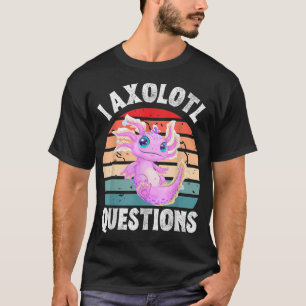 Funny Kawaii I Aolotl Fan Retro vintage sunset T-Shirt