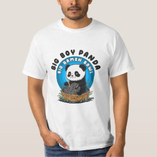 Funny Kawaii Ramen Panda  T-Shirt