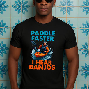 funny Kayak gift,dad mum lover T-Shirt