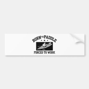 Funny Kayaking Bumper Sticker