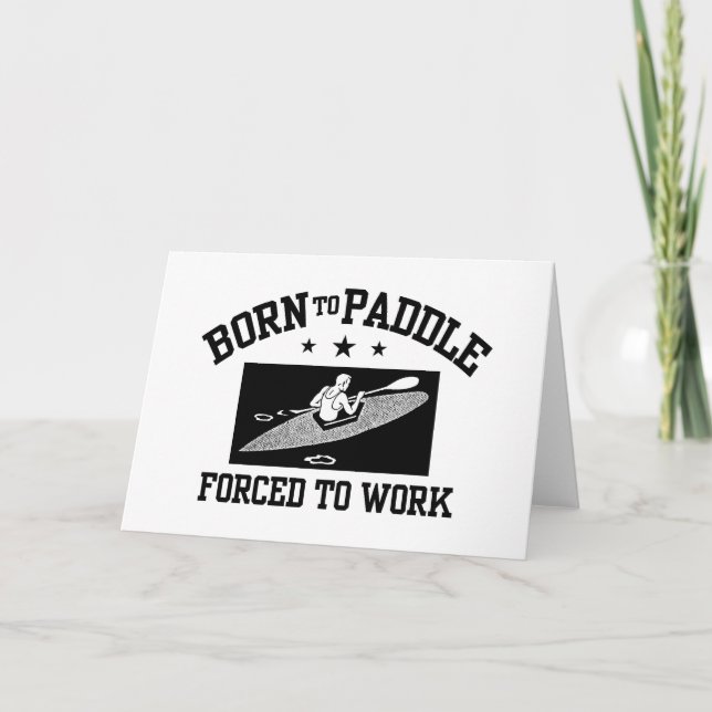 Funny Kayaking Card (Front)