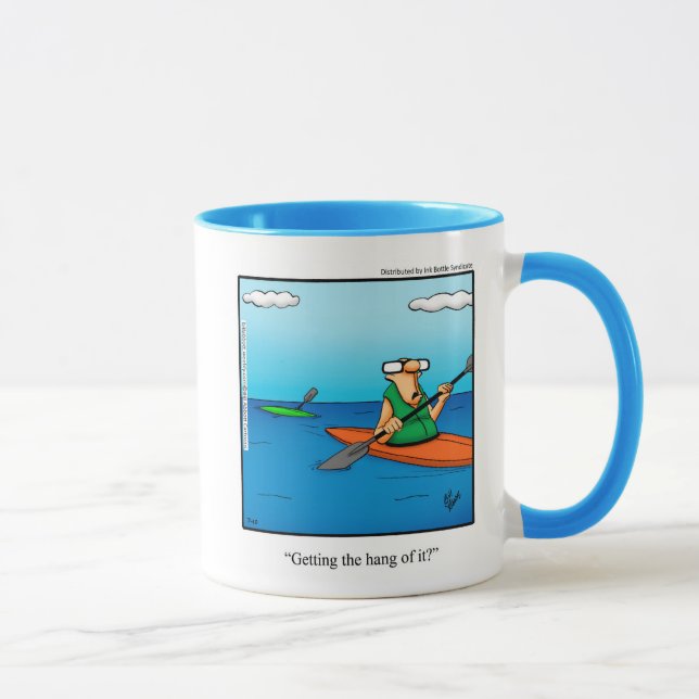 Funny Kayaking Humour Mug Gift (Right)