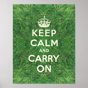 Funny keep calm and carry on poster