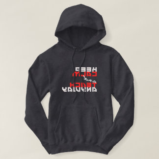 Funny "Keep Calm and teach anyway!" mirror image Hoodie