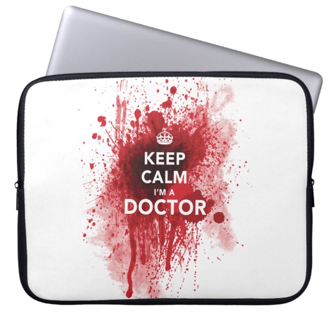 Funny 'Keep Calm, I'm a Doctor' Computer Case (Front)