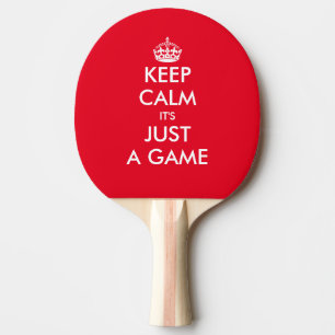 Funny Keep calm table tennis ping pong paddle