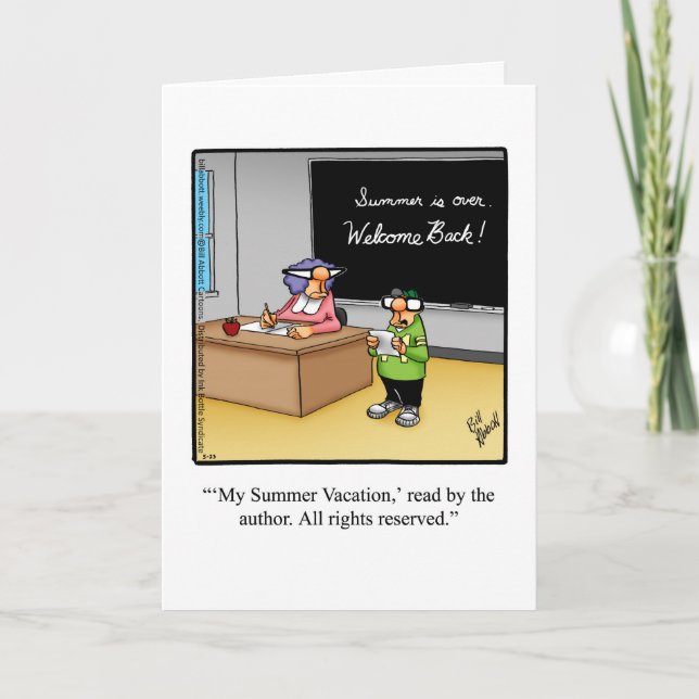 Funny Keeping In Touch Greeting Card (Front)