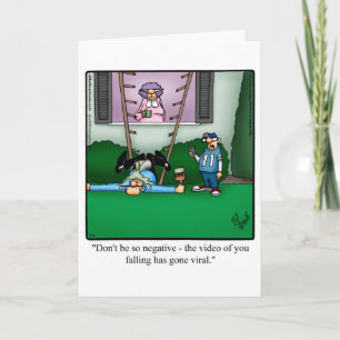 Funny keeping In Touch Humour Greeting Card