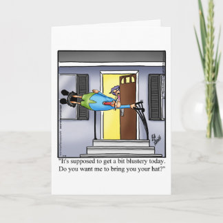 Funny Keeping In Touch Humour greeting Card