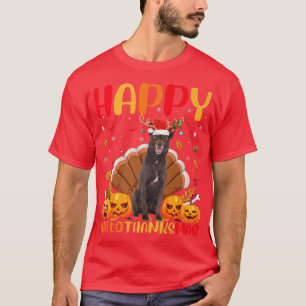 Funny Kelpie Dog Lover Happy Kelpie HelloThanksMas T-Shirt