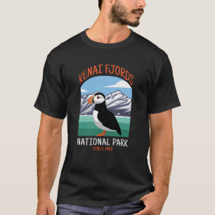 Funny Kenai Fjords US National Park Puffin Bird Al T-Shirt