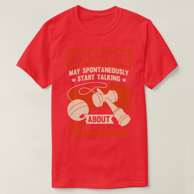 Funny Kendama Hob  T-Shirt (Design Front)
