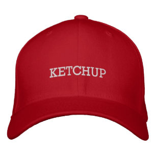 Funny Ketchup Anti-Trump Embroidered Hat
