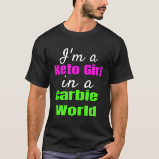 Funny Keto Girl Lchf Low Carb Weight Loss T-Shirt 