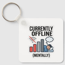 Funny Key Chain | Digital Detox Humour