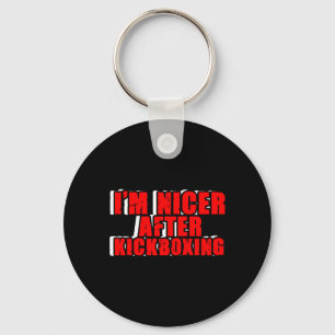 Funny Kickboxer Fighter Kickboxing Mma Martial Art Key Ring
