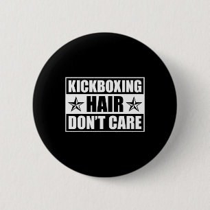Funny Kickboxing Art For Men Women Kickboxer Conta 6 Cm Round Badge