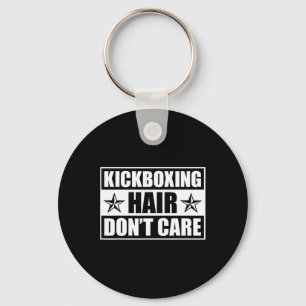 Funny Kickboxing Art For Men Women Kickboxer Conta Key Ring