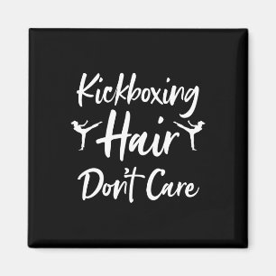 Funny Kickboxing Art For Men Women Kickboxer Conta Magnet