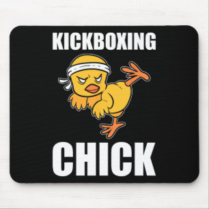 Funny Kickboxing Chick Kickboxing Instructor Mouse Pad