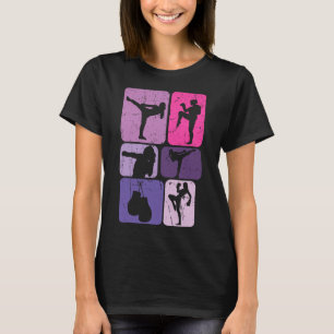 Funny Kickboxing For Girl Women Kickboxer Workout T-Shirt