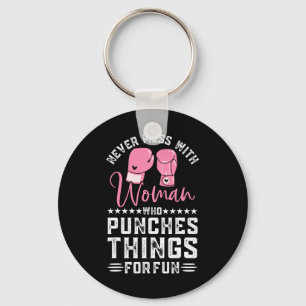 Funny Kickboxing For Men Women Kickboxer Workout E Key Ring